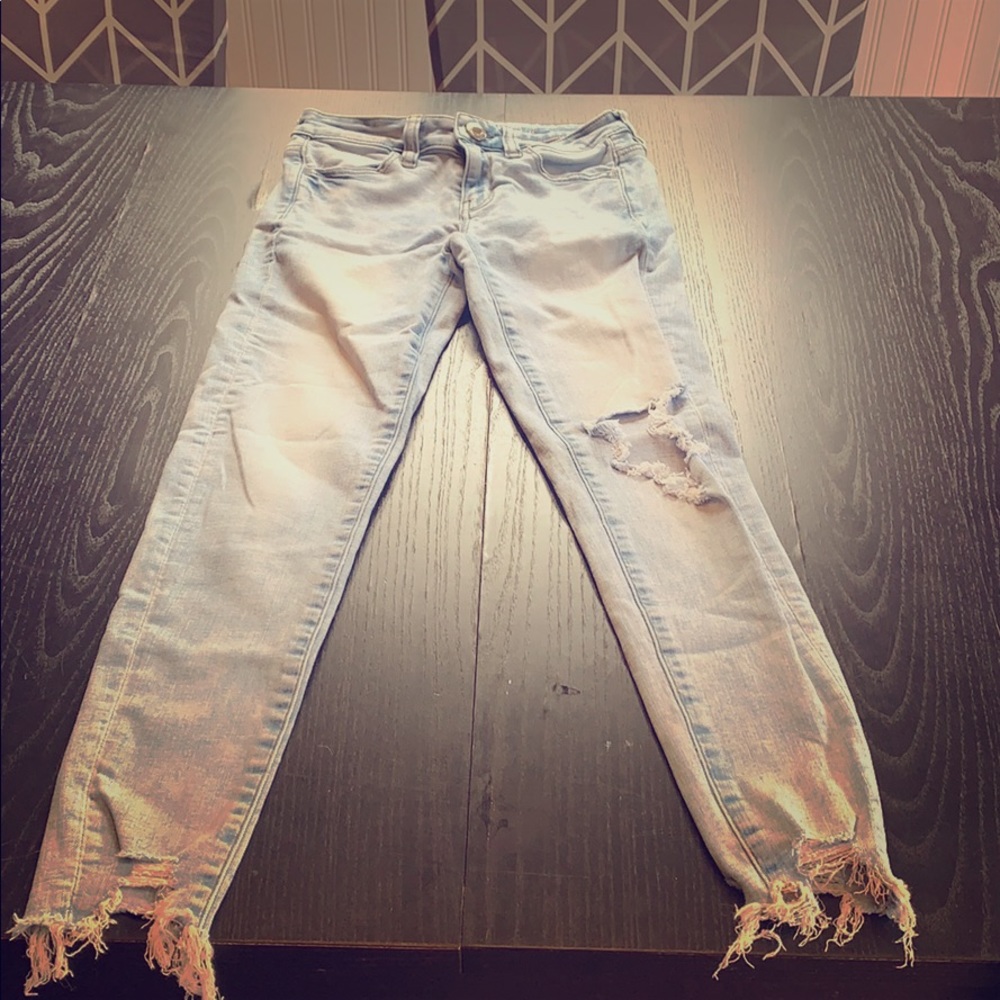 American Eagle 00 short super stretch jeans